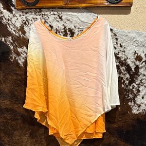 Reba Sunset Ombre Poncho